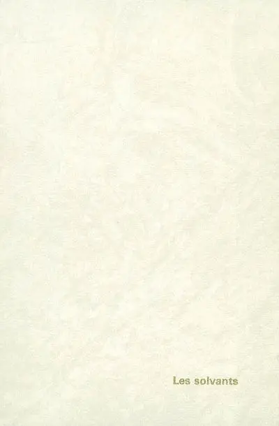 Les solvants