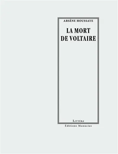 La mort de Voltaire