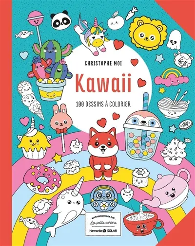 Kawaii : 100 dessins à colorier
