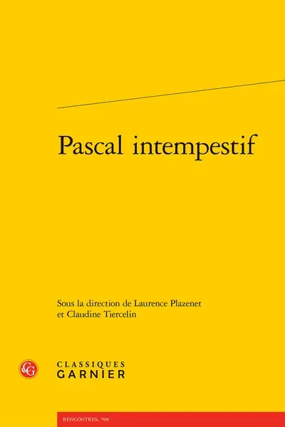 Pascal intempestif
