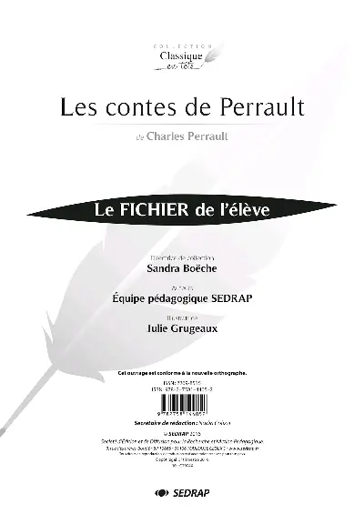 Les contes de Perrault : le fichier de l'élève