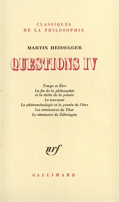 Questions. Vol. 4