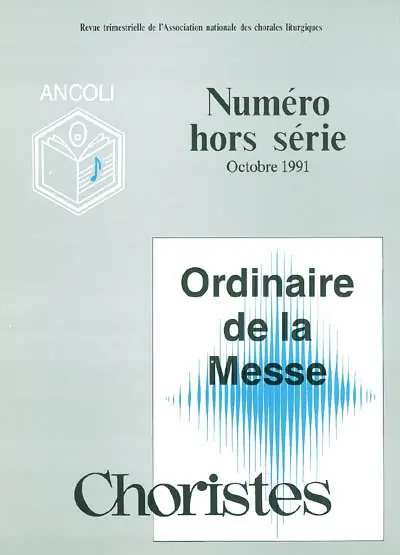 Ordinaire de la messe. Vol. 1