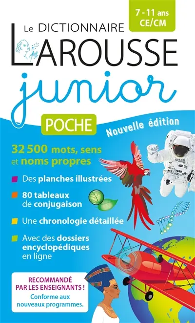 Le dictionnaire Larousse junior poche, 7-11 ans, CE, CM