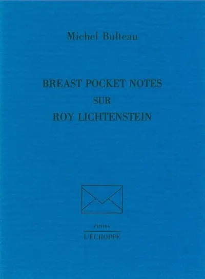 Breast pocket notes sur Roy Lichtenstein