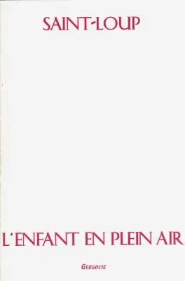 L'enfant en plein air