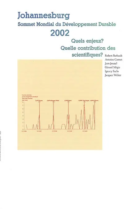 Johannesbourg 2002 : sommet mondial du développement durable : quels enjeux ? quelle contribution des scientifiques ?