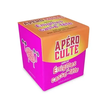 Apéro culte : spécial énigmes et casse-tête : 240 questions pour activer vos neurones !