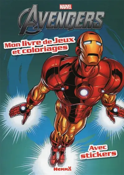 Avengers : mon livre de jeux et coloriages