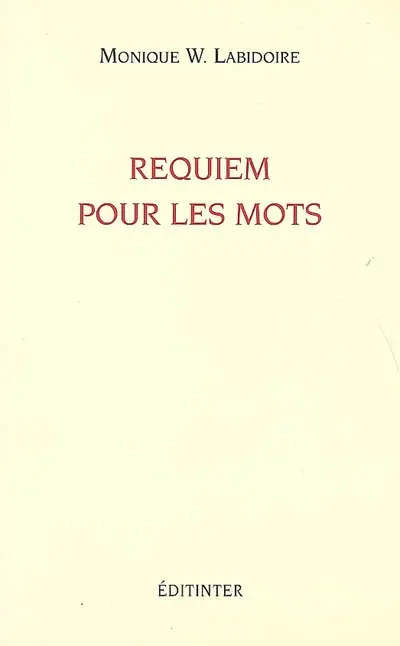 Requiem pour les mots