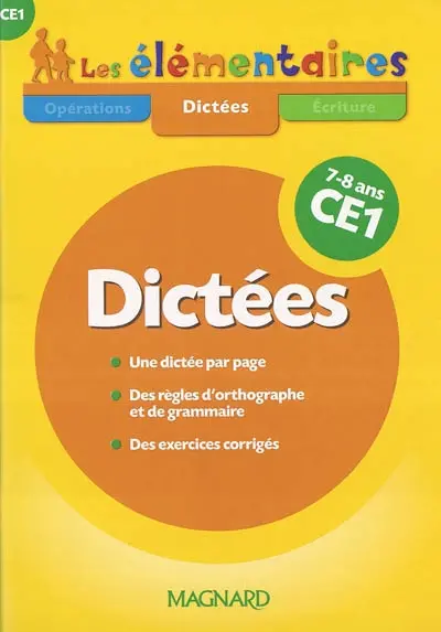Dictées CE1, 7-8 ans