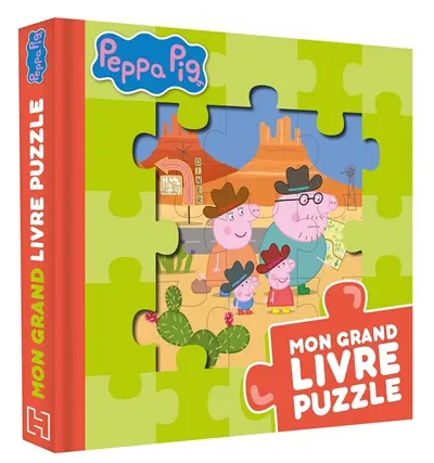 Peppa Pig : mon grand livre puzzle