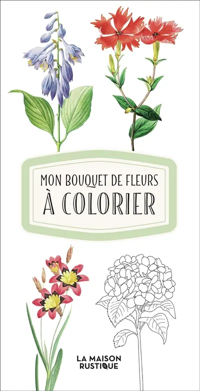 Mon bouquet de fleurs à colorier