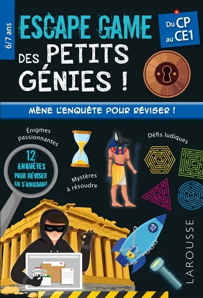 Escape game des petits génies !, du CP au CE1, 6-7 ans