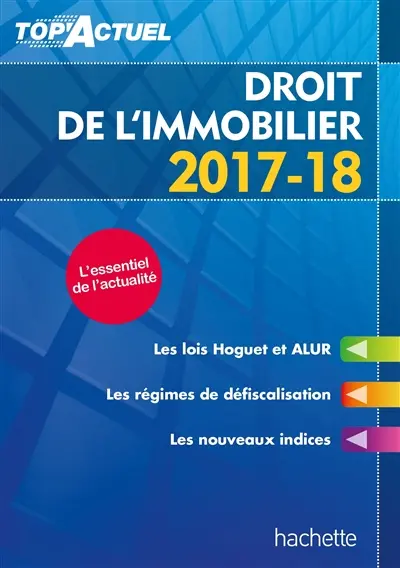 Droit de l'immobilier : 2017-18