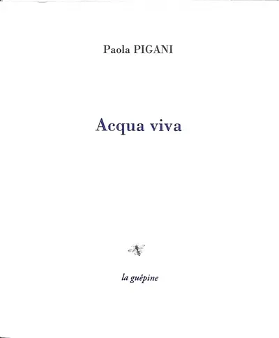 Acqua viva