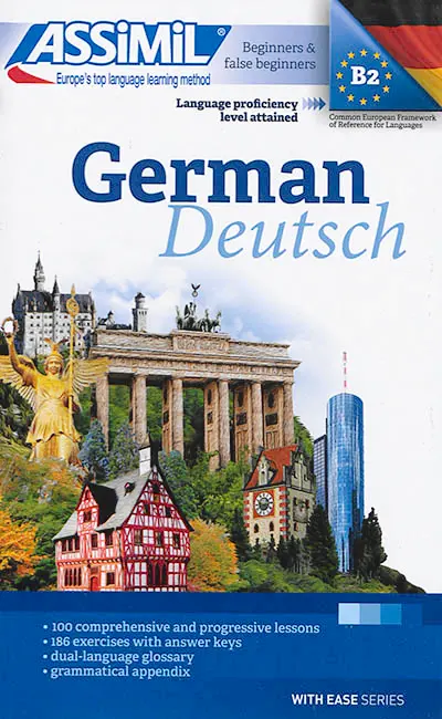 German : beginners & false beginners : language proficiency level attained B2