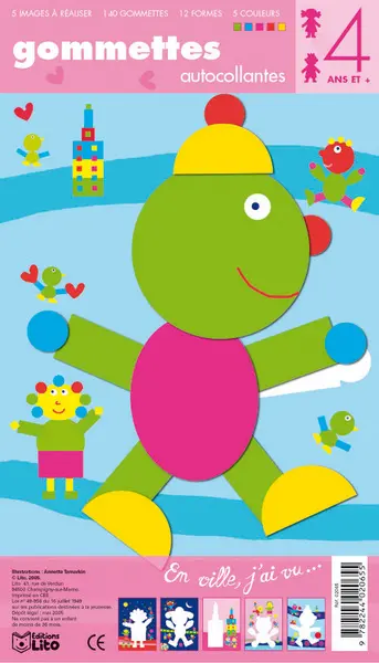 Gommettes autocollantes : 4 ans et +