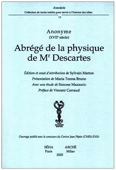 Abrégé de la physique de Mr Descartes