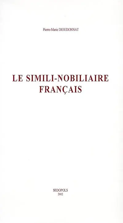 Le simili-nobiliaire français