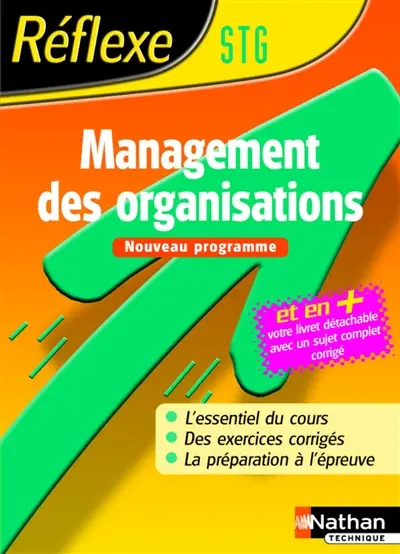 Management des organisations STG : nouveau programme