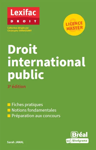 Droit international public : licence & master
