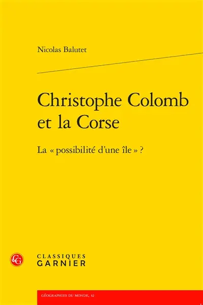 Christophe Colomb et la Corse : la possibilité d'une île ?