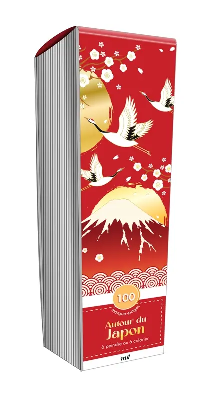 Autour du Japon : 100 marque-pages à peindre ou à colorier