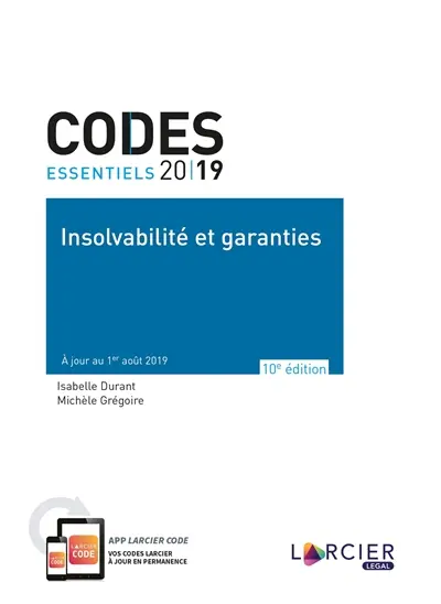 Insolvabilité et garanties 2019