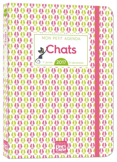 Mon petit agenda chats 2017 : du 1er janvier au 31 décembre