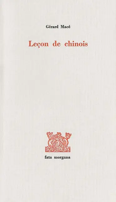 Leçon de chinois