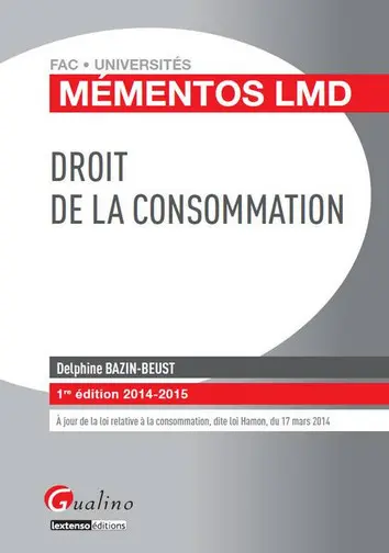 Droit de la consommation : 2014-2015