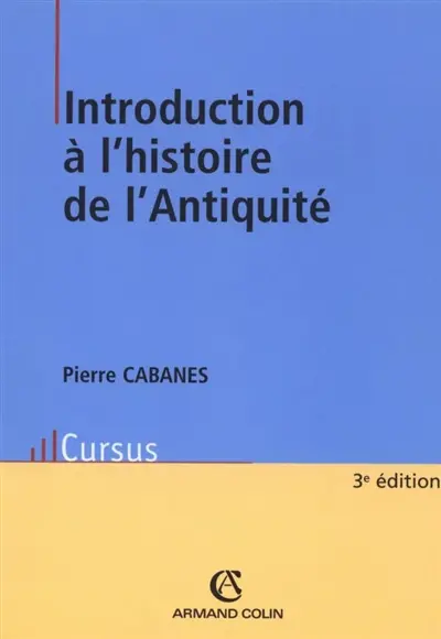 Introduction à l'histoire de l'Antiquité