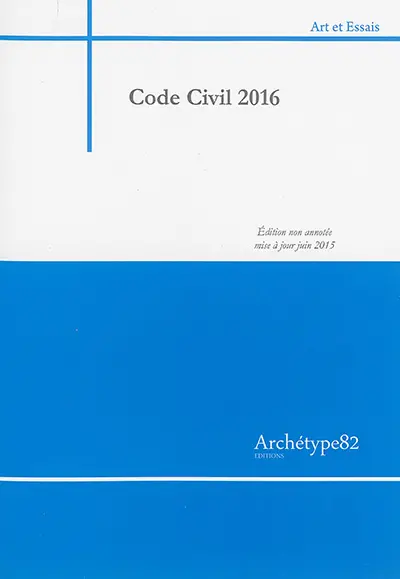 Code civil : 2016