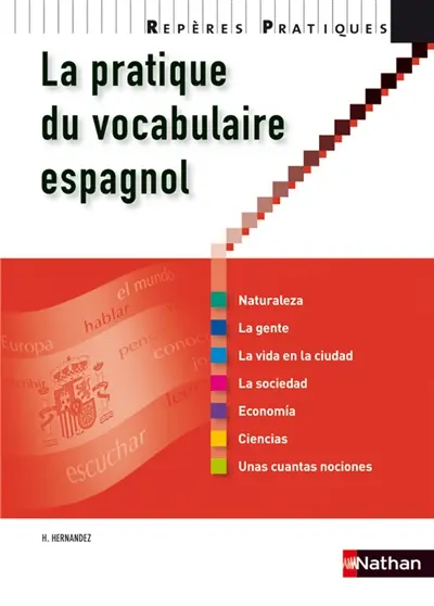 La pratique du vocabulaire espagnol