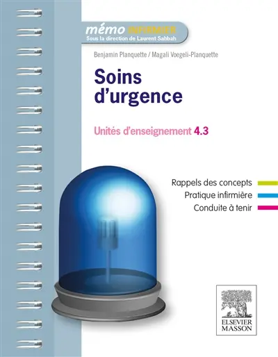 Soins d'urgence, unités d'enseignement 4.3