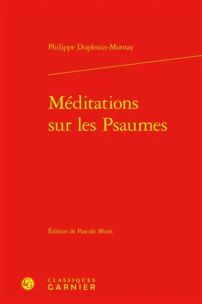 Méditations sur les Psaumes