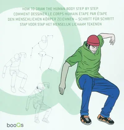 How to draw the human body step by step. Comment dessiner le corps humain étape par étape. Den menschlichen körper zeichnen : schritt für schritt. Stap voor stap het menselijk lichaam tekenen