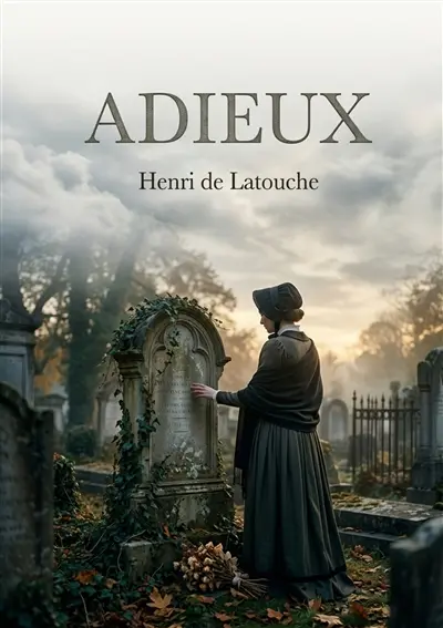 Adieux : Les poésies mélancoliques d'Henri de Latouche, une exploration des sentiments humains et de la nature dans un recueil rare publié en 1843.