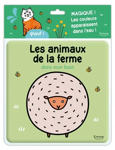 Les animaux de la ferme : dans mon bain