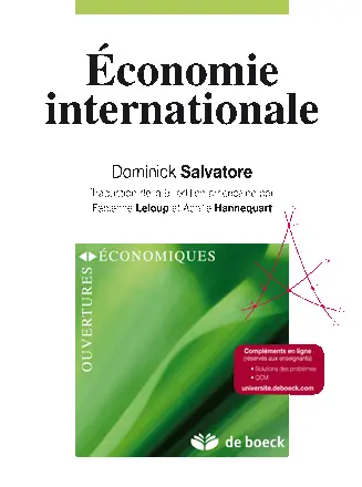 Economie internationale