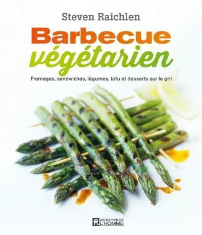 Barbecue végétarien : fromages, sandwiches, légumes, tofu et desserts sur le gril