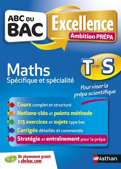 Ambition prépa mathématiques, terminale S : spécifique & spécialité