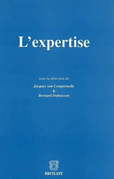 L'expertise : actes du colloque du 23 mars 2001