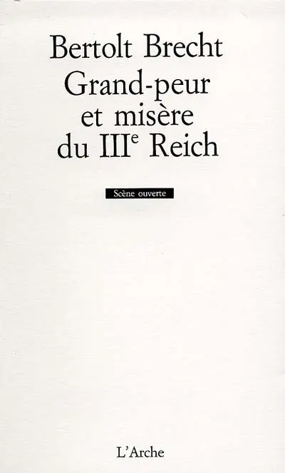Grand peur et misère du IIIe Reich
