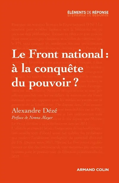 Le Front national : à la conquête du pouvoir ?