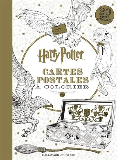 Harry Potter : cartes postales à colorier