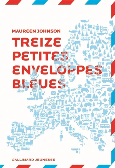 13 petites enveloppes bleues