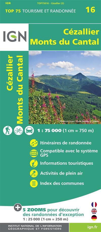 TOP75016 CEZALLIER-MONTS DU CANTAL