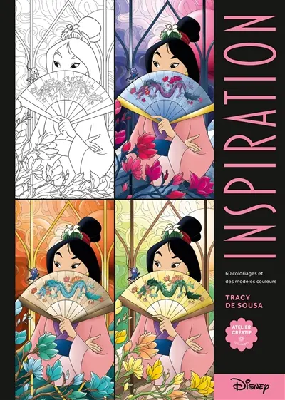 Inspiration Disney : 60 coloriages et des modèles couleurs